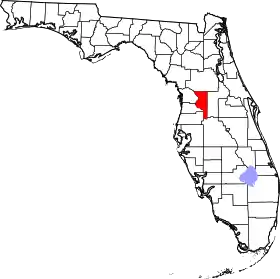 Localisation de Comté de Sumter(Sumter County)