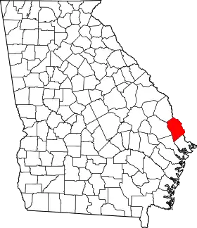 Localisation de Comté d'Effingham(Effingham County)