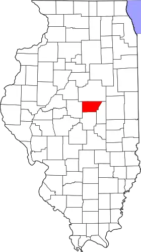 Localisation de Comté de DeWitt(DeWitt County)