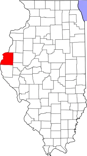 Localisation de Comté de Hancock(Hancock County)