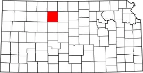 Localisation de Comté de Rooks(Rooks County)