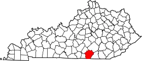 Localisation de Comté de WayneWayne County