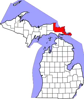 Localisation de Comté de Chippewa