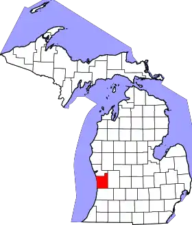 Localisation de Comté d’Ottawa(Ottawa County)