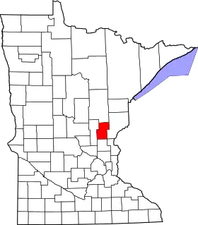 Localisation de Comté de Kanabec(Kanabec County)