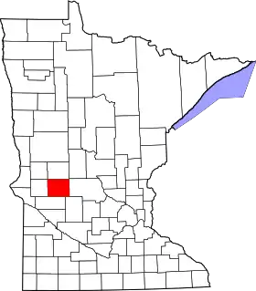 Localisation de Comté de Pope(Pope County)