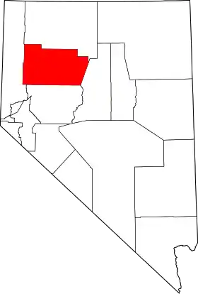 Localisation de Comté de Pershing(Pershing County)