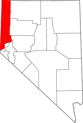 Localisation de Comté de Washoe(en) Washoe County