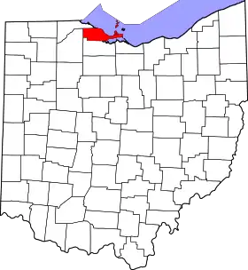 Localisation de Comté d'Ottawa(Ottawa County)