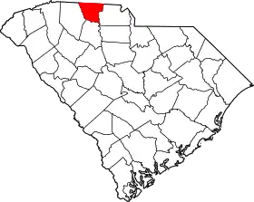 Localisation de Comté de Cherokee(Cherokee County)