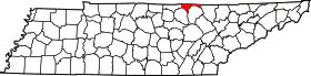 Localisation de Comté de Pickett(Pickett County)