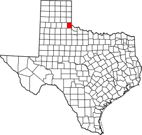 Localisation de Comté de Childress(en) Childress County