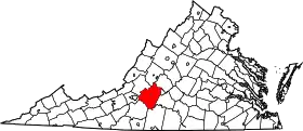 Localisation de Comté de BedfordBedford County