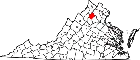Localisation de Comté de Rappahannock