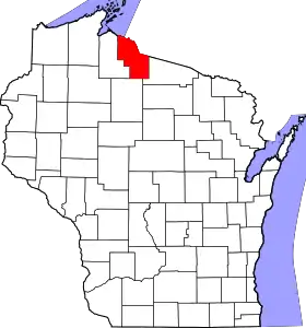 Localisation de Comté d'Iron(Iron County)