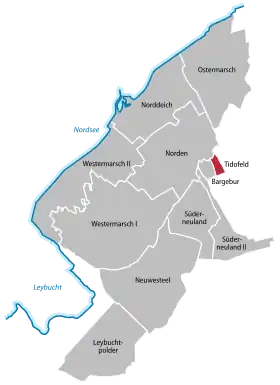 Localisation de Tidofeld