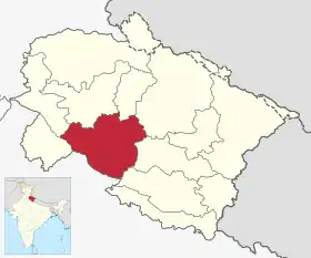 Localisation de Pauri Garhwal