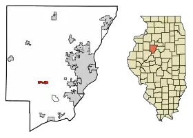 Localisation de Hanna City