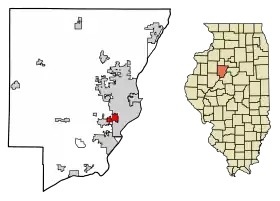 Localisation de West Peoria
