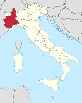 Localisation de Piémont