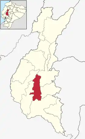Localisation de Canton de Puebloviejo