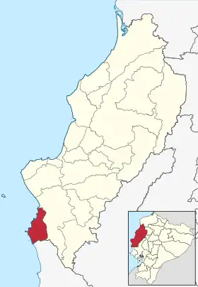 Localisation de Canton de Puerto López
