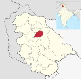 Localisation de District de Pulwamaضلع پلوامہ