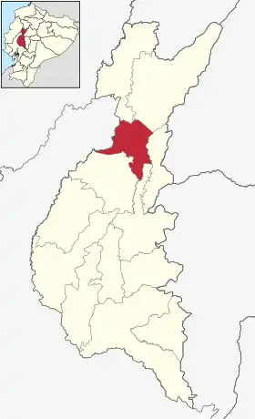 Localisation de Canton de Quevedo