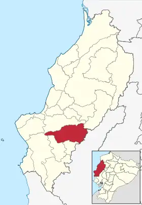 Localisation de Canton de Santa Ana