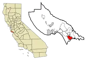 Localisation de Watsonville