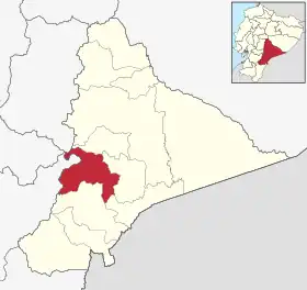 Localisation de Canton de Santiago