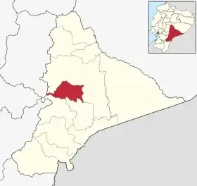 Localisation de Canton de Sucúa