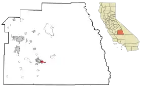 Localisation de East Porterville