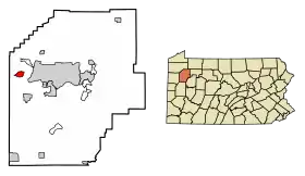 Localisation de Utica