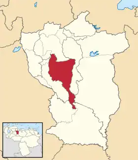 Localisation de Rómulo Gallegos