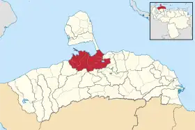 Localisation de Miranda