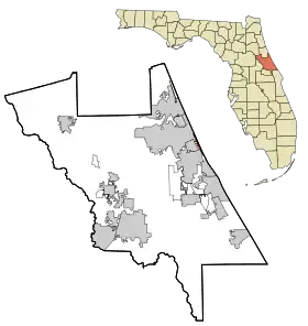 Localisation de Daytona Beach Shores