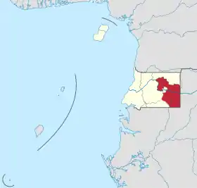 Localisation de Wele-Nzas