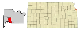 Localisation de Edwardsville