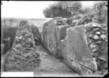 Les maçons limousins ont repris certaines techniques de construction des murs romains (mur antique, ici à Commugny en Suisse)