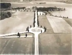 Vue aérienne.
