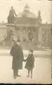 Lev Wolkenstein avec son fils à Berlin